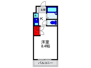 シンフォニ－レジデンス柴原の物件間取画像